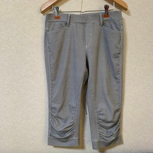 レディース パンツ ストレッチ L 股下47