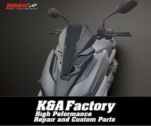 フロント廻りのインパクト効果絶大!! エアロスクリーン メーターバイザー X-FORCE(SG79J) FORCE 2.0_画像1