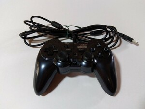 ps3 Horipad 3 turbo plus black wired controller wire ream .