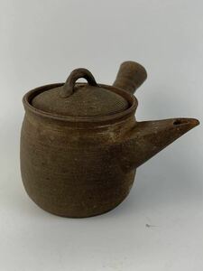 【結】急須 在銘 横手取手 茶道具 煎茶道具 煎茶器 茶器 茶具 茶注 茶心壺 骨董 古美術 アンティーク