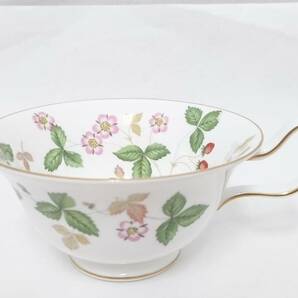 【新品】WEDGWOOD ウェッジウッド WILD STRAWBERRY ワイルドストロベリー カップ＆ソーサー/西洋陶器/ブランド洋食器/金彩/02SH041303-6 の画像2