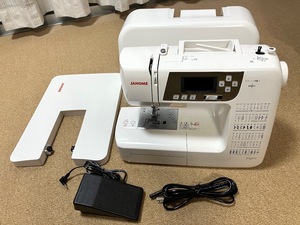 【美品】 JANOME JN831 コンピューターミシン 2023購入 ジャノメ フットコントローラー ワイドテーブル 808型 送料無料