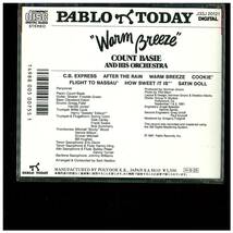 CD☆ウォーム ブリーズ☆カウント ベイジー☆Warm Breeze☆Count Basie and His Orchestra☆J33J20121☆PABLO TODAY☆_画像2