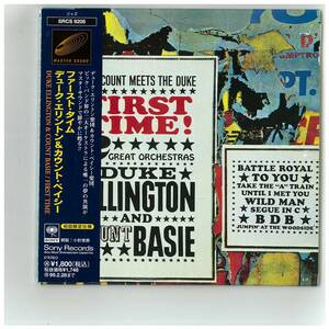 CD☆紙ジャケ☆デューク エリントン & カウント ベイシー☆ファースト タイム☆Duke Ellington☆Sony Records☆帯付☆SRCS 9208