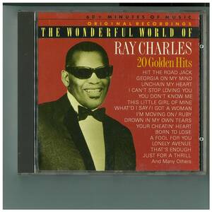 CD☆The Wonderful World of Ray Charles☆20 Golden Hits☆Made in EEC☆STEREO☆CD-RMB 75603