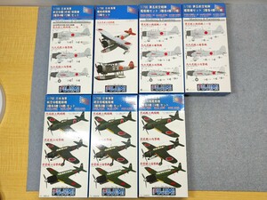 フジミ プラモデル 1/700 日本海軍 航空母艦【赤城】搭載機 3種各4機（12機）セット などその他 7個セット 未組立 現状品 官76