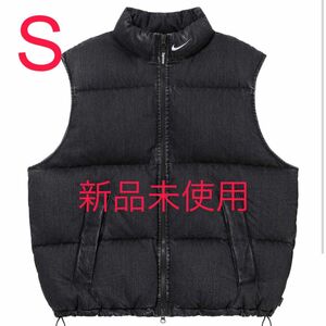 Supreme x Nike Denim Puffer Vest 