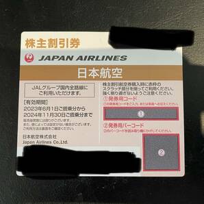 日本航空 JAL 株主優待 １枚 利用期限24年11月30日まで 通知のみの画像1