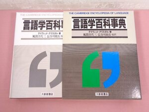 ★初版 『 言語学百科事典 』 デイヴィッド・クリスタル 風間喜代三 長谷川欣佑 大修館書店