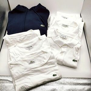 LACOSTE｜ラコステ　メンズ　アパレル　まとめ7点　XS~S　パーカー ポロシャツ　カットソー