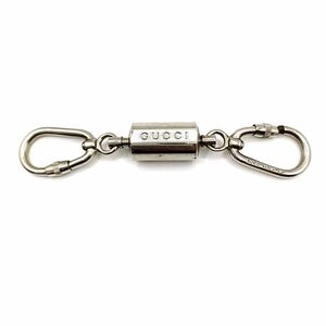 Gucci Gucci Keychain Calabiner Keyling Back Charm Vertical: 2 стороны: 12.5