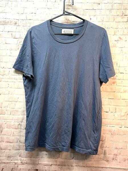 MAISON MARGIELA メゾンマルジェラ メンズ　半袖　Tシャツ　カットソー　ネイビー　48　cotton　S50GC0403