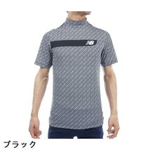 即決新品 New Balance GOLF メンズ半袖モックネック ブラック 4サイズ Mサイズ相当 ニューバランス ゴルフ_画像4