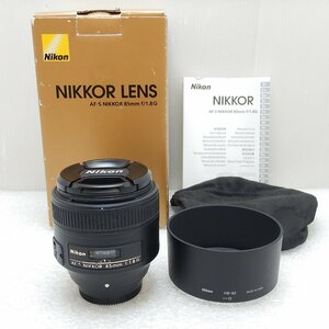Nikon ニコン AF-S NIKKOR 85mm f/1.8G 中望遠レンズ Fマウント【中古】007