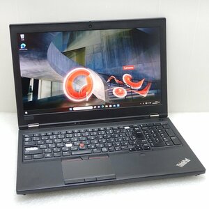 Lenovo ThinkPad P53 i7 9750H 16GB SSD256GB 15.6 FHD Quadro T1000 Windows11 Pro 20QQS0VN00 ノートパソコン レノボ【AC、キー欠品】05