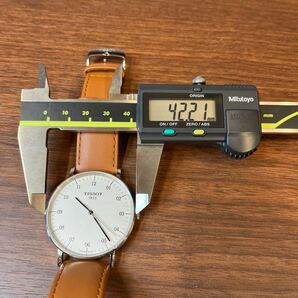 A455/【中古品】TISSOT クォーツ 腕時計 稼働品 ホワイト 文字盤1853 T109610A ファッション ティソ メンズ 時計 動作確認済みの画像8