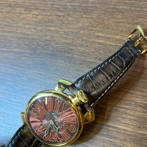 A470/【中古品】ガガミラノ 腕時計 マニュアーレ46 腕時計ボックス 腕時計ケース 腕時計用保存箱 BOX ウォッチケース GaGa MILANO 稼働品の画像8