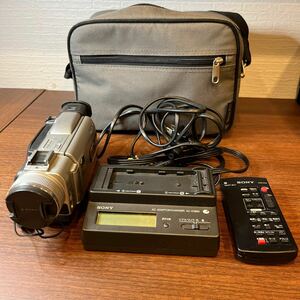 A4/【中古品】SONY ソニー デジタルビデオカメラ ハンディカム Canon DCR-TRV20 レンズ1.8/4.2-42 アウトドア ビデオカメラ 動画 動作確認