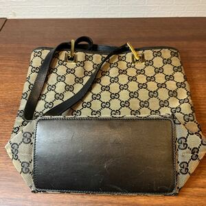 A3184/【中古品】GUCCI ハンドバッグ トートバッグ グッチ バッグ GG ファッション ブランド バッグ オールドグッチ GGキャンバス