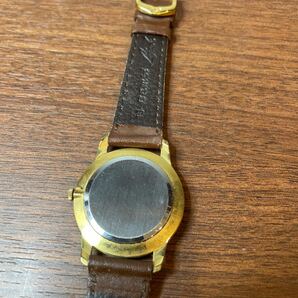 A4196/【中古品】ユニバーサルジュネーブ 稼働品 腕時計 自動巻き ユニバーサル ファッション 茶色ベルトの画像2