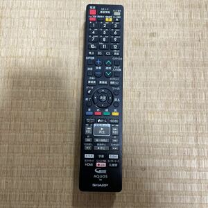 動作確認済み【SHARP】◆AQUOS◆ GB260PA BD TV テレビリモコン シャープ アクオス