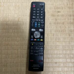 動作確認済み【SHARP】◆AQUOS◆ GA558PA TV テレビリモコン シャープ アクオス 中古2