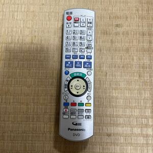 動作確認済み【Panasonic】◆パナソニック◆ DVD テレビリモコン n2qayb000349 中古品