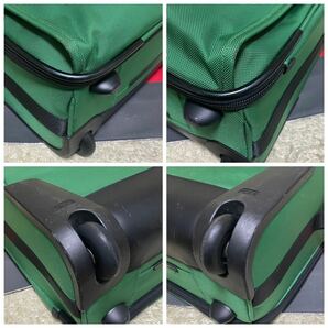 1円 極美品 TUMI トゥミ メンズ ビジネス キャリーケース ALPHA バッグ スーツケース バリスティックナイロン グリーン 旅行 機内持込の画像8