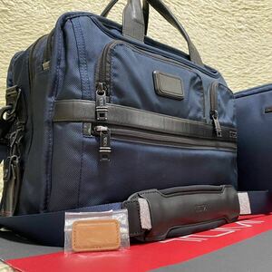 1円 シップスコラボ TUMI トゥミ メンズ ビジネスバッグ ブリーフケース バリスティックナイロン ネイビー ショルダー新品 大容量 黒