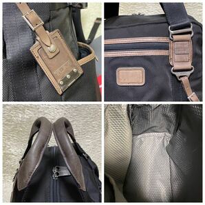 1円 正規品 美品 TUMI トゥミ メンズ ビジネス リュック ルジュヌ ヒッコリー バックパック デイパック 2way バリスティックナイロン 黒の画像8