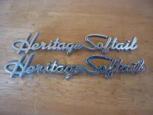  Harley Davidson nameplate fender Harley Softail worn Tey ji touring postage 370 jpy 