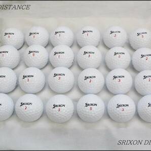 綺麗 SRIXON DISTANCE スリクソン ディスタンス ホワイト混合２４球の画像1