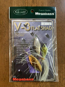 新品 メガバス Megabass V-3 FLAT SHAD フラットシャッド アユ 1/2oz