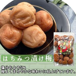 61【★900g★ 塩分5％ 紀州南高梅 はちみつ漬け梅 450g×2点】梅干し 蜂蜜の画像2