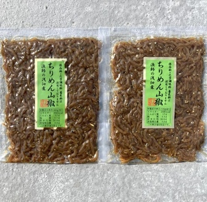 71【無添加 国産 ちりめん山椒 2点セット120g】ちりめんじゃこ 山椒 佃煮 ご飯のおかず おかず