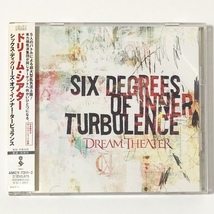 国内盤 CD 2枚組 ドリーム・シアター / Dream Theater Six Degrees of Inner Turbulence 帯付き 痛みあり 試聴未確認 プログレ_画像1