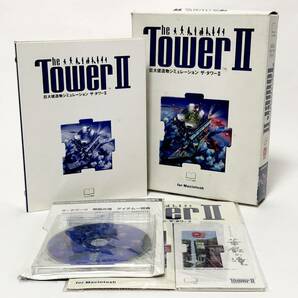 Mac用 PCソフト The Tower Ⅱ / ザ・タワーⅡ for Macintosh 箱説付き 痛みあり 動作未確認 タワーキットCD 華厳の滝 付属 の画像1