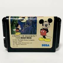 メガドライブ アイラブミッキーマウス 不思議のお城大冒険 箱説付き 痛みあり Sega Mega Drive Castle of Illusion Starring Mickey Mouse_画像7