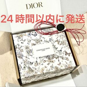 新品未使用☆メゾン クリスチャン ディオール 2024 クルーズコレクション ギフトボックス 蝶 花 白 Dior 空箱