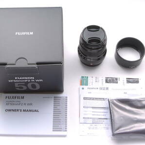 3月16日購入 メーカー保証 新品同様 フジノンレンズ XF50mm F2 R WR [ブラック]