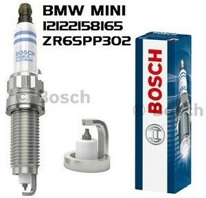 ★一台分4本★ BMW MINIミニ R60 カントリーマン BOSCH レーザープラチナプラグ ZR6SPP302 12122158165