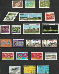  Malaysia 15 1970~1975( unused memory building sport other 9 set )21 kind 