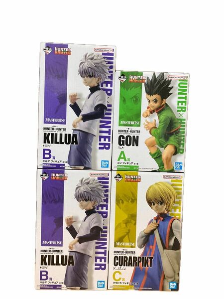 HUNTER × HUNTER 一番くじ フィギュア A賞 B賞 C賞 ゴン キルア クラピカ