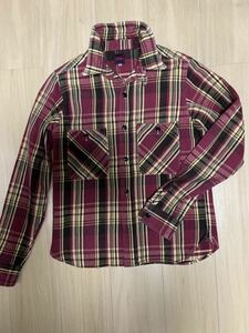  rare! Fullcount slim flannel 