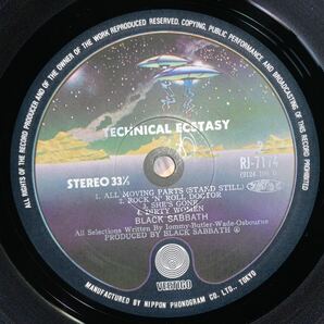 BLACK SABBATH / TECHNICAL ECSTASY＊RJ-7174＊即決アリの画像4