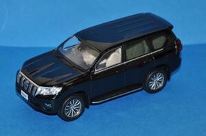 ＜ドアミラー等欠損＞ トヨタ 1/30 ランドクルーザー プラド 黒 非売品 カラーサンプル TOYOTA ミニカー LANDCRUISER PRADO