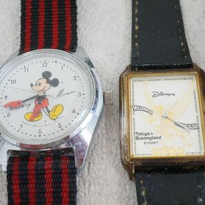 F113 Disney/ディズニー MICKEY MOUSE/ミッキーマウス 腕時計 7点セット アクセサリー 大量 まとめて おまとめ まとめ売り 不動品の画像4