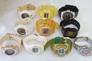 F233 CASIO/カシオ Baby-G 腕時計 10点セット アクセサリー デジタル クォーツ 大量 まとめて おまとめ まとめ売り 不動品