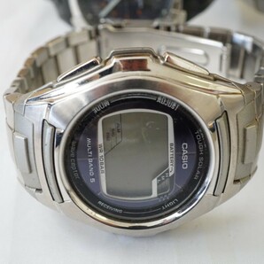 F228 CASIO/カシオ クォーツ デジタル メンズ 腕時計 6点セット アクセサリー 大量 まとめて おまとめ まとめ売り 不動品の画像5