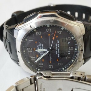 F228 CASIO/カシオ クォーツ デジタル メンズ 腕時計 6点セット アクセサリー 大量 まとめて おまとめ まとめ売り 不動品の画像2